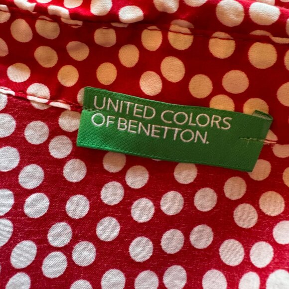 United Colors Of Benetton Red polka Dot blouse - Picture 5 of 8